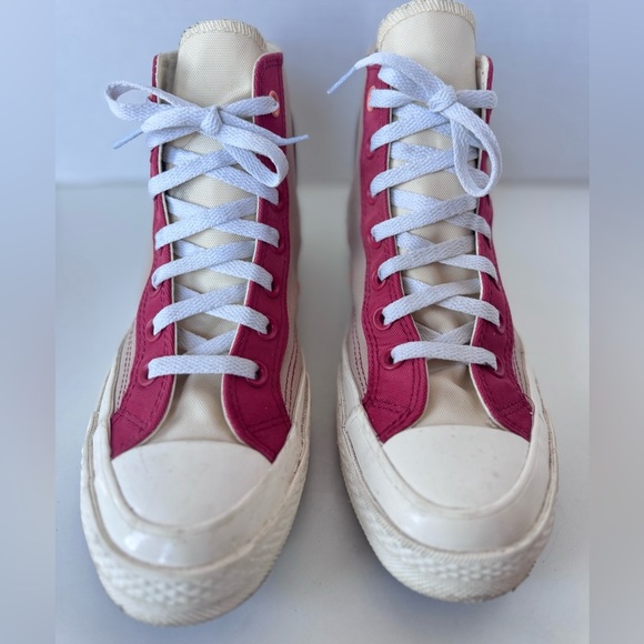 Converse All-Star Chuck 70 Hi Colorblock Rhubarb Pie Sneaker Shoes Size 7.5 - Picture 3 of 11